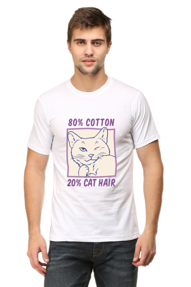 20% cat hair T-shirt