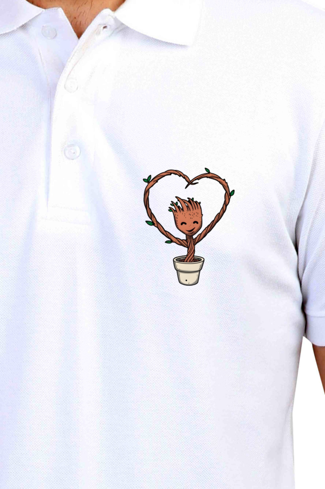 Groot Heart Polo T-shirt