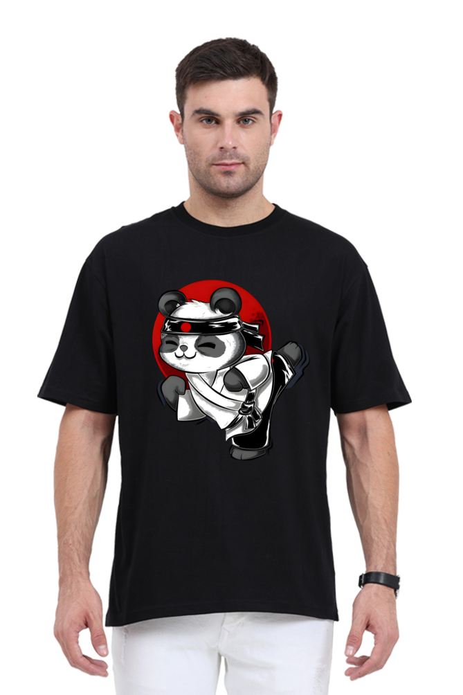 Panda kungfu oversized T-shirt