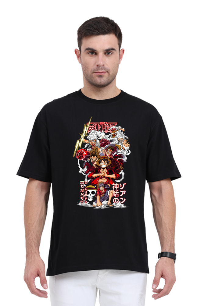 Luffy all gears oversized T- shirt