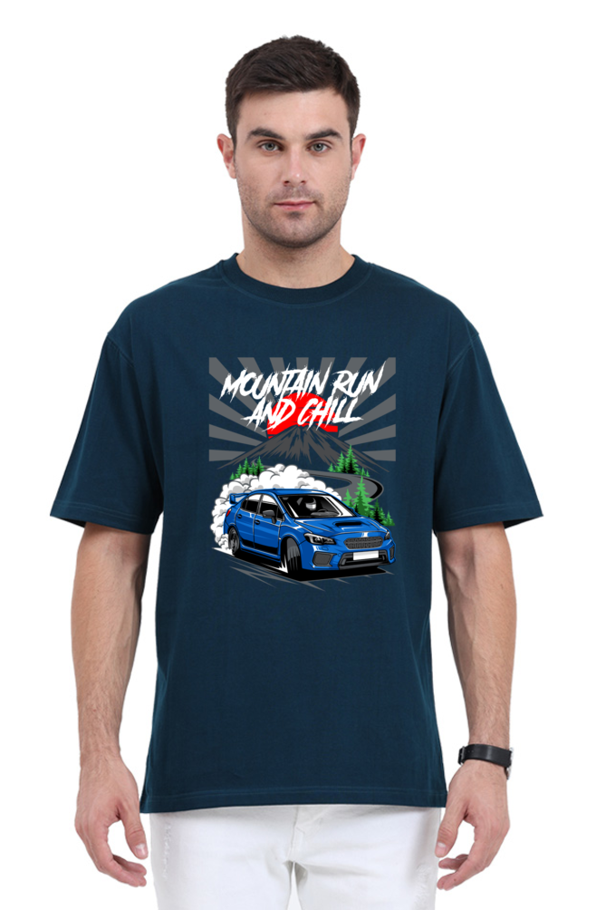 Mountain run oversized T-shirt