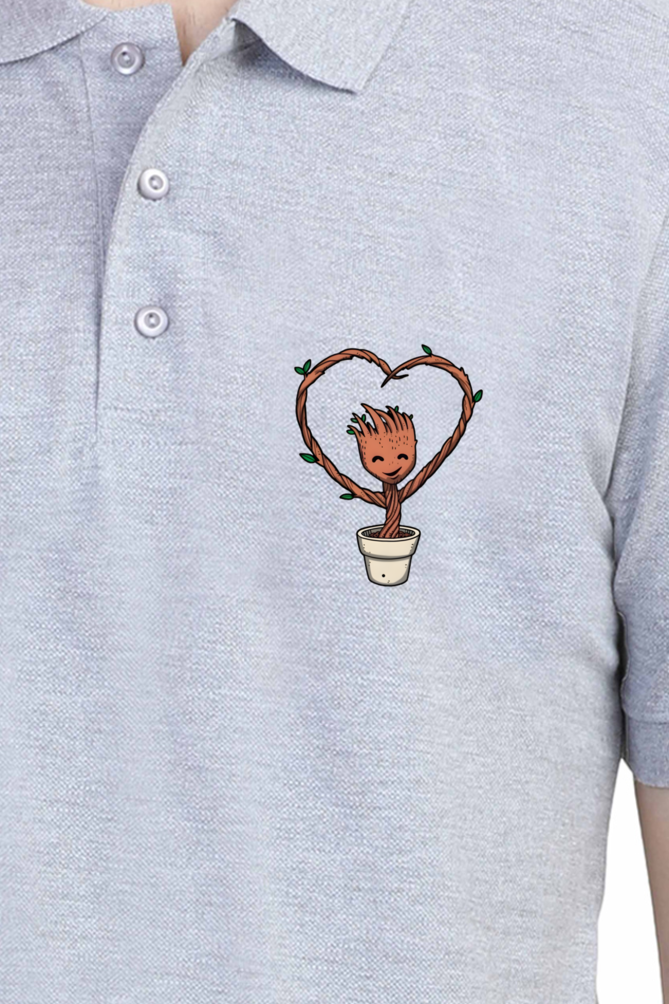 Groot Heart Polo T-shirt