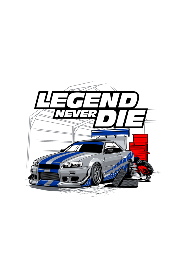 Legend never die oversized T-shirt
