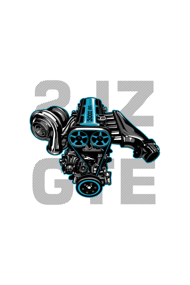 2JZ GTE Engine T-shirt