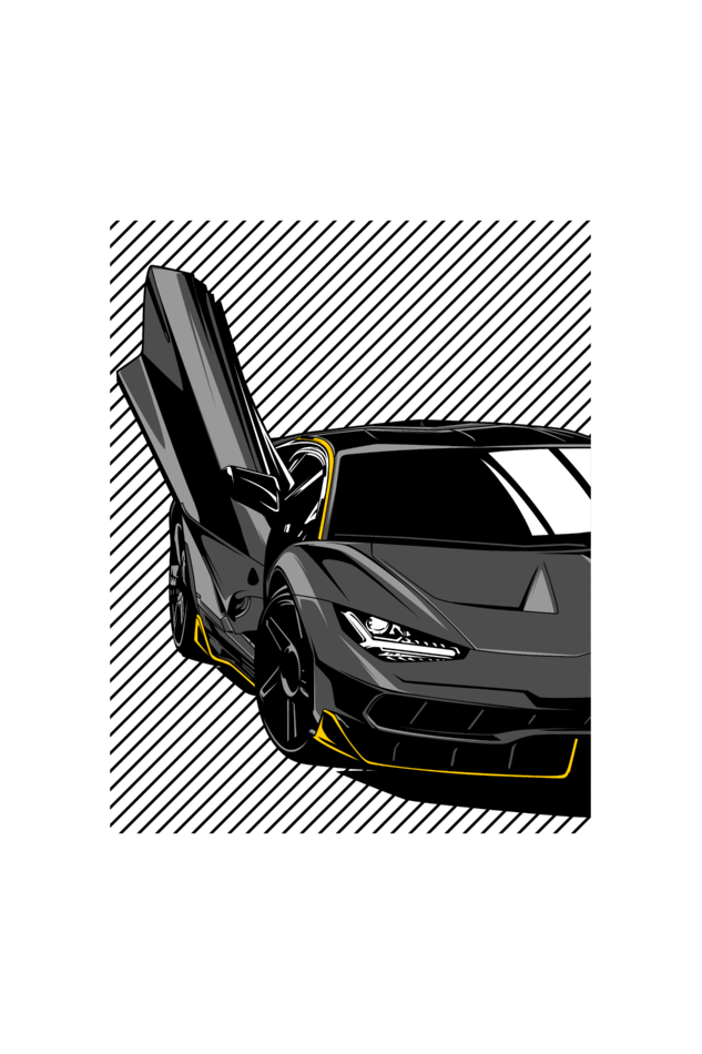 Lamborghini oversized T-shirt