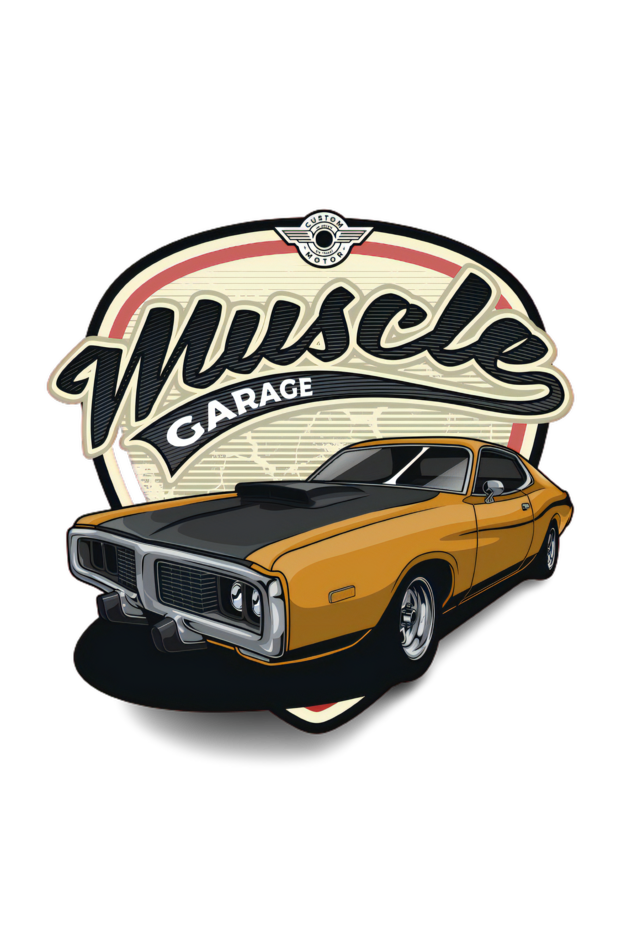 Muscle garage oversized T-shirt