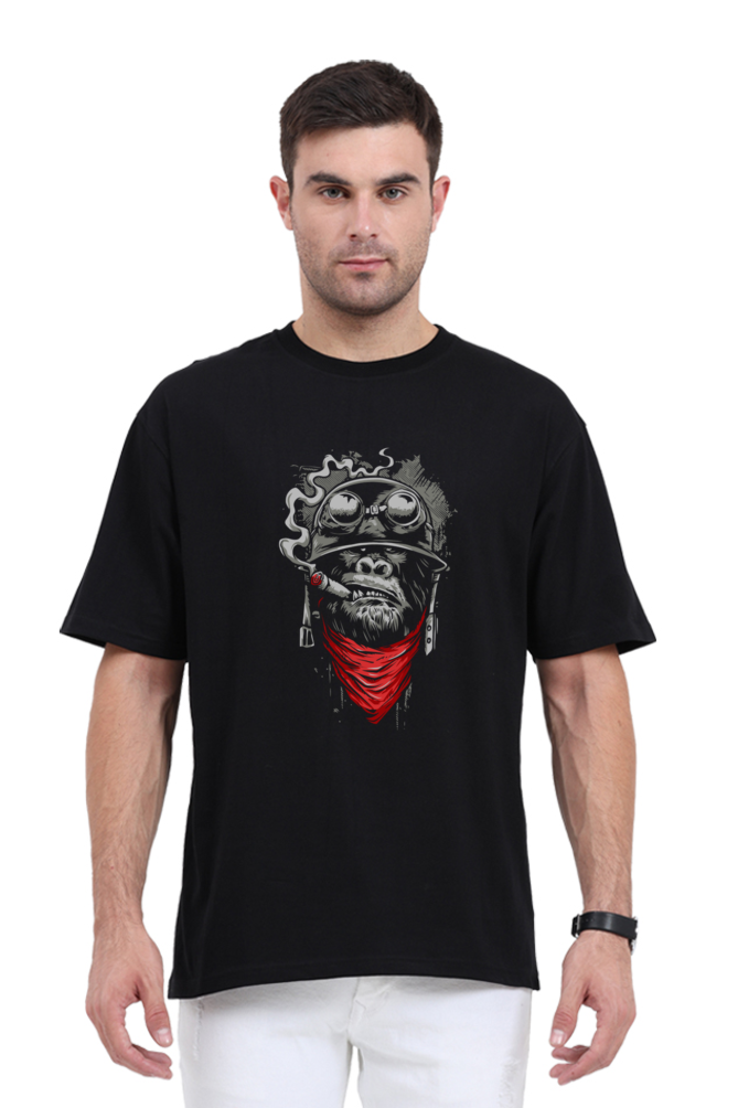 Smoking Monkey oversized T-shirt